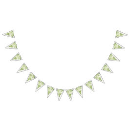 Minimalistische Green Ferns Party Decoration Flags Wimpelkette