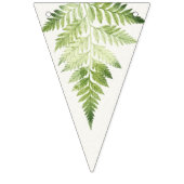 Minimalistische Green Ferns Party Decoration Flags Wimpelkette (Zweite Fahne)