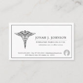 Minimalistische Grenze Visitenkarte (Vorderseite)