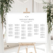 Minimalistische Grenzhochzeit Poster
