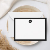 Minimalistische grenzübergreifende Logo-Geschäfte Mitteilungskarte