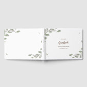 Minimalistische Grünanlage mit Blumenzwiebeln Gästebuch (Voll)