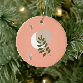 Minimalistische Grünanlagen Keramik Ornament