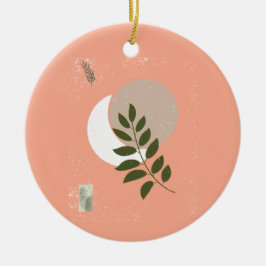 Minimalistische Grünanlagen Keramik Ornament