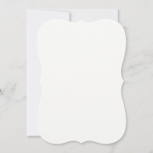 Minimalistische grüne Blätter auf Weiß | Wir sind  Einladung (Rückseite)