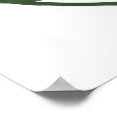 Minimalistische grüne Blattlinienkunst Poster (Ecke)