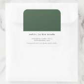 Minimalistische grüne Blockverpackungskerze Quadratischer Aufkleber (Tasche)