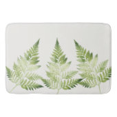 Minimalistische Grüne ernährende botanische Illust Badematte (Vorderseite)