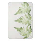 Minimalistische Grüne ernährende botanische Illust Badematte (Vorderseite Vertikal)