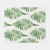 Minimalistische Grüne ernährende botanische Illust Fleecedecke (Vorderseite (Horizontal))