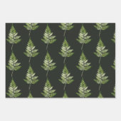 Minimalistische Grüne ernährende botanische Illust Geschenkpapier Set (Vorderseite 2)