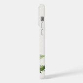 Minimalistische Grüne ernährende botanische Illust iPhone Hülle (Linke Seite)