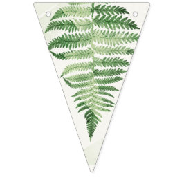 Minimalistische Grüne Fern Hochzeitsdekor Wimpelkette