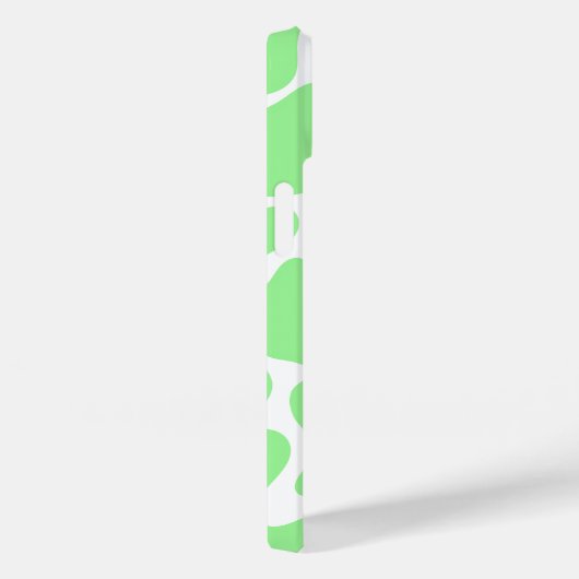 Minimalistische grüne Kuh Case-Mate iPhone Hülle (Rückseite / Rechts)