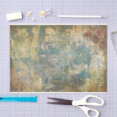 Minimalistische Grunge Textur Seidenpapier (Handwerk)