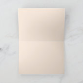 Minimalistische Grußkarte Karte (Innenseite)