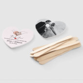 Minimalistische Hand Heart Gesture Wedding Guest G Fächer (Non-assembled)