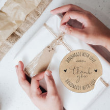 Minimalistische Handarbeit mit Liebe