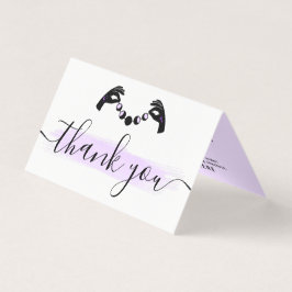 Minimalistische Hände Moon Logo Kunde Vielen Dank 