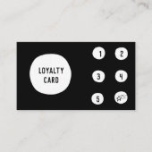 Minimalistische handgefertigte schwarz-weiße Felde Treuekarte (Vorderseite)