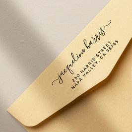 Minimalistische handgeschriebene benutzerdefiniert permastempel