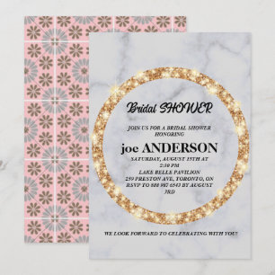 Minimalistische handgeschriebene Schrift schwarze  Einladung