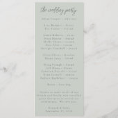 Minimalistische, handgezeichnet Reben weiße Farbe Programm (Rückseite)