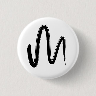 Minimalistische handgezeichnete nahtlose Muster-Gr Button