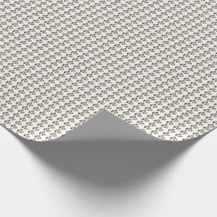 Minimalistische handgezeichnete nahtlose Muster-Gr Geschenkpapier
