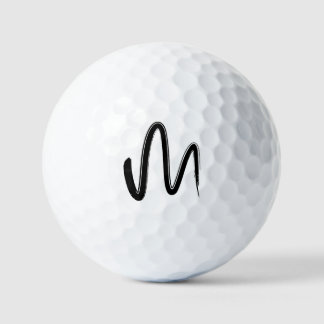 Minimalistische handgezeichnete nahtlose Muster-Gr Golfball