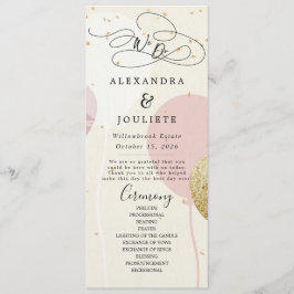 Minimalistische Handschrift, einfach moderne Hochz Programm