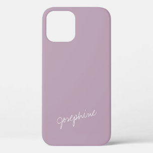 Minimalistische Handschrift Name Dusty Lilac Custo Case-Mate iPhone Hülle