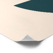 Minimalistische Harmonie - Geometrische Kreise Wan Poster (Ecke)