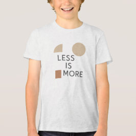 Minimalistische Harmonie Tri-Blend Shirt