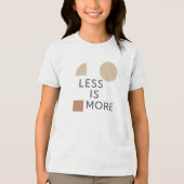 Minimalistische Harmonie Tri-Blend Shirt (Vorderseite)