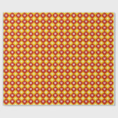 Minimalistische Hasen-Geschenkverpackung Geschenkpapier (Flach)