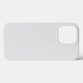 Minimalistische, hellgraue, schlichte Eleganz Case-Mate iPhone Hülle (Rückseite (Horizontal))