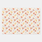 Minimalistische Herbstlaube - Eleganz im Herbst Geschenkpapier Set (Vorderseite 2)