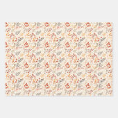 Minimalistische Herbstlaube - Eleganz im Herbst Geschenkpapier Set (Vorderseite)