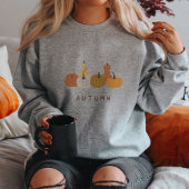 Minimalistische Herbstpumpen Sweatshirt