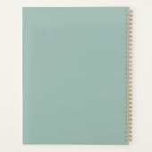 Minimalistische Herz-Kunst mit sanften Pastellstre Planer (Rückseite)