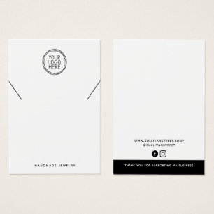 Minimalistische Hinzufügen Ihrer Logo-Netzwerkkart