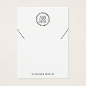 Minimalistische Hinzufügen Ihrer Logo-Netzwerkkart (Vorderseite)