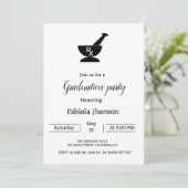 Minimalistische Hochschulabsolventen Ankündigung (Stehend Vorderseite)