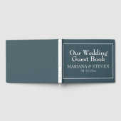 Minimalistische Hochzeit an den Grenzen Gästebuch (Voll)