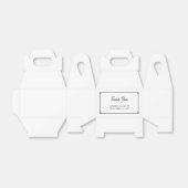 Minimalistische Hochzeit an der griechischen Grenz Geschenkschachtel (Ungefaltet)