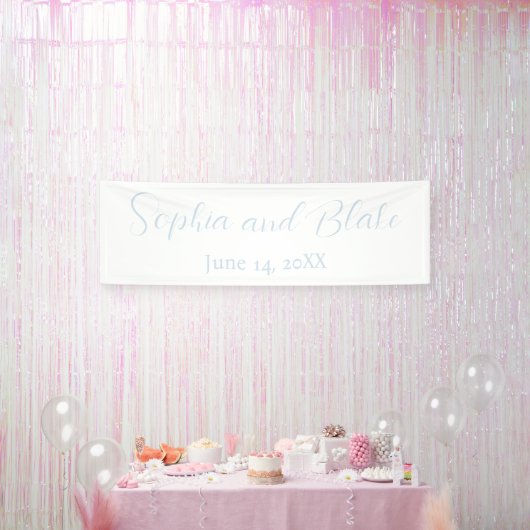 Minimalistische Hochzeit Banner (Party)