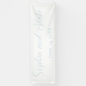 Minimalistische Hochzeit Banner (Vertikal)