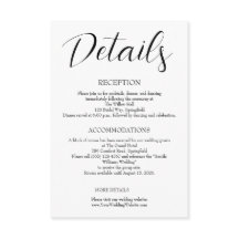 Minimalistische Hochzeit