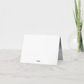 Minimalistische Hochzeit Dankeschön Foto Dankeskarte (Rückseite)